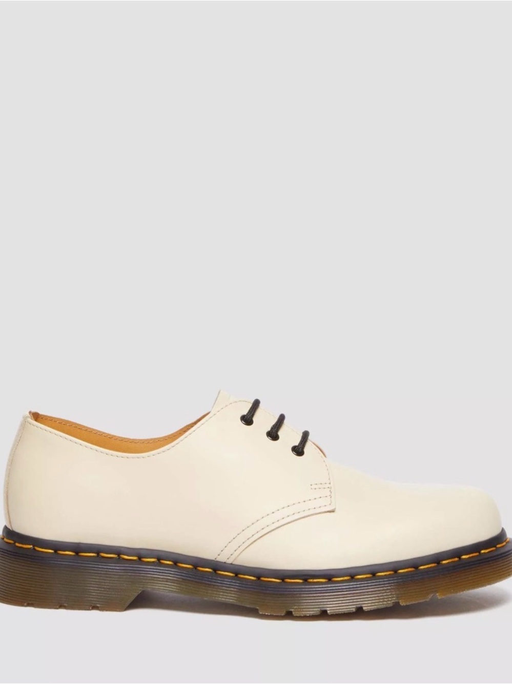 NWOB Dr. Martens Cream 1461 Smooth Leather Oxford Shoes Men’s 10 Women’s 11 - Picture 4 of 12